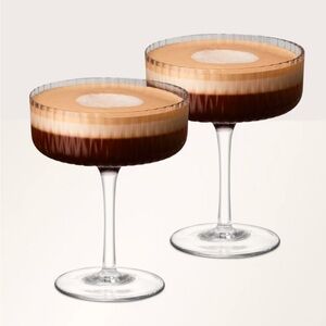 2x Nespresso Fusalp Barista Festive Glasses